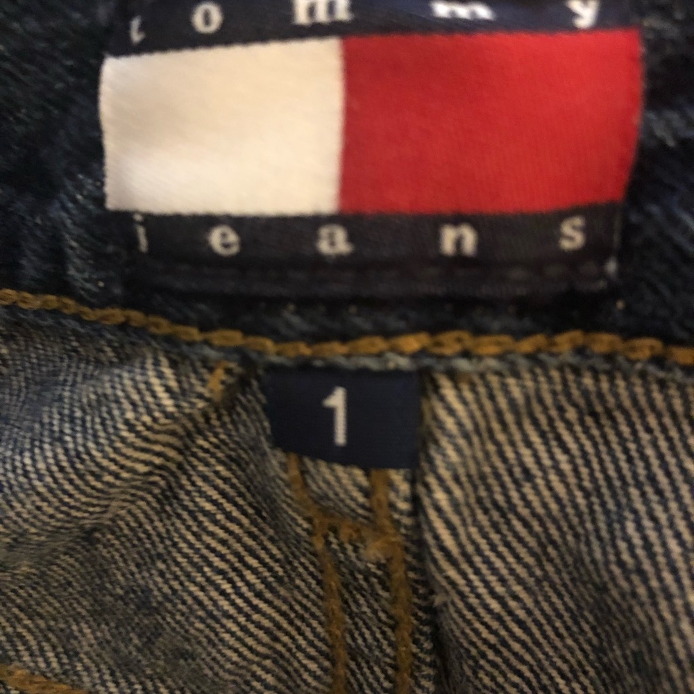 Tommy denim washed skirt